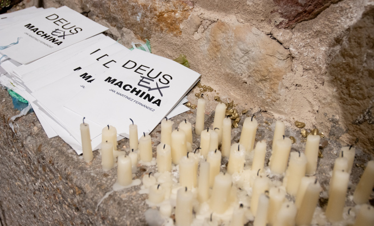 Parte de la muestra "Deus ex Machina" expuesta en el Espacio de Arte Experimental 