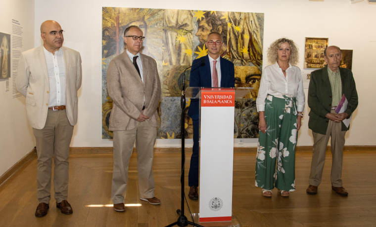 Carlos Tejero, José Miguel Mateos Roco, Ricardo Rivero, Celia Aramburu y José Mª Martínez Frías