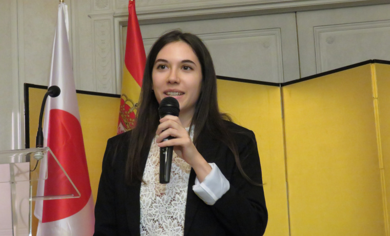 Laura Consuegra, estudiante seleccionada