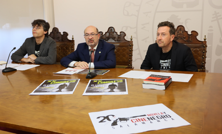 Rueda de prensa presentación XX Congreso de Novela y Cine Negro de la USAL 