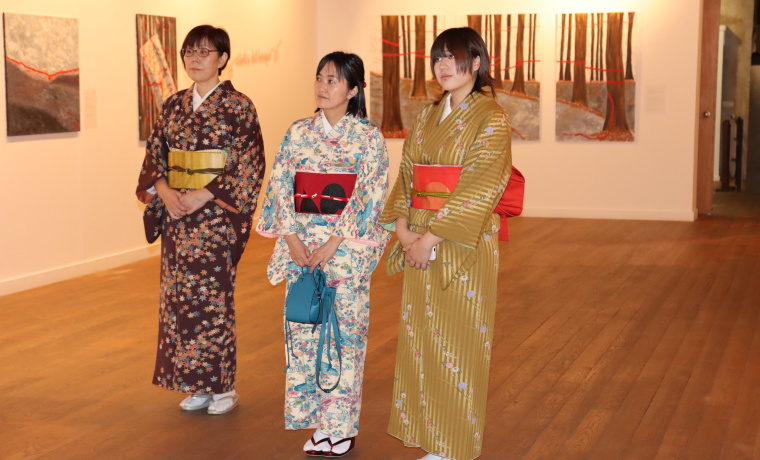 La exposición de la artista en el Centro Cultural Hispano-Japonés