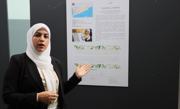 Inauguració de la exposición ‘Voces por la paz del mundo árabe en Anayita 