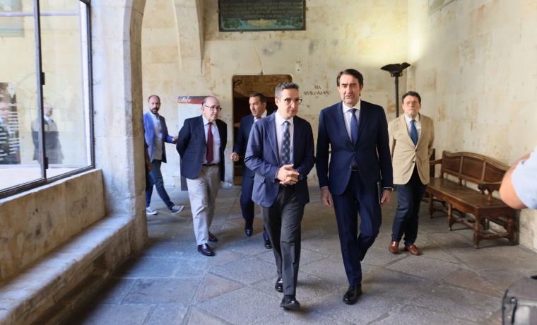 Rueda de prensa para la presentación del proyecto ‘Monitor Cambio Climático-Cambio Global’ para el estudio de la Bioesfera en la Universidad de Salamanca 