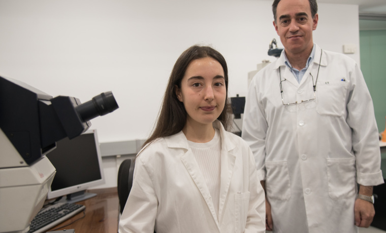 Alejandra Mosteiro y Enrique Saldaña.