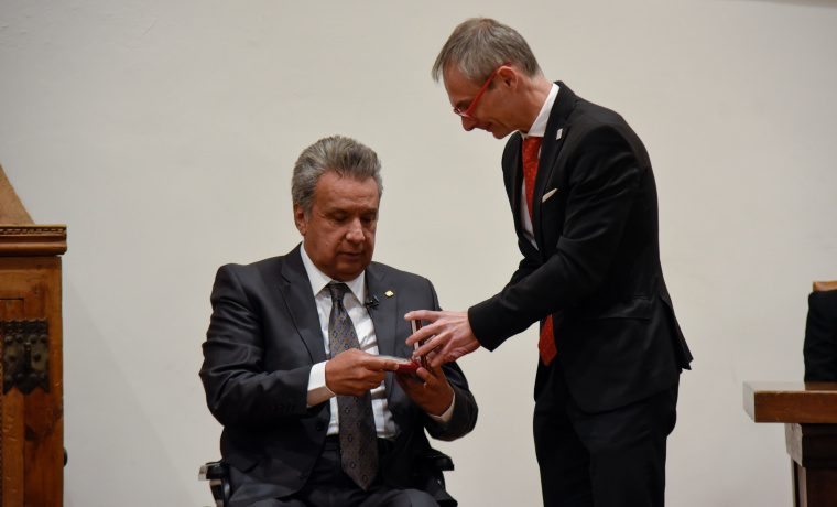 Momento de la entrega