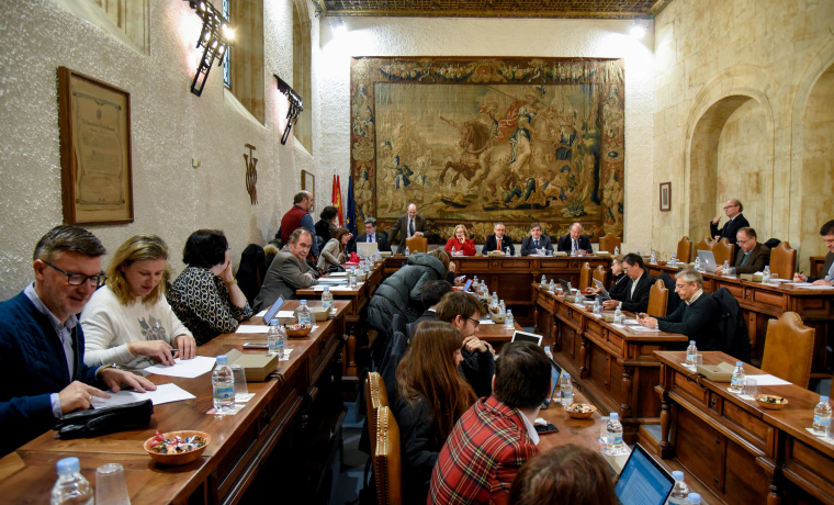 Un momento del Consejo de Gobierno