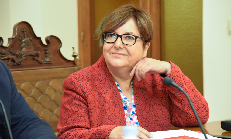 La presidenta del Centro de Estudios Bejaranos, Josefa Montero