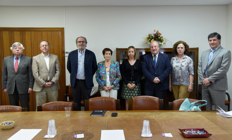 Román Álvarez, José Miguel Mateos, Ignacio Garmendia, Ángela Calvo, Susana Pérez, Enrique Cabero, Marina Gordaliza y Francisco Javier García Criado