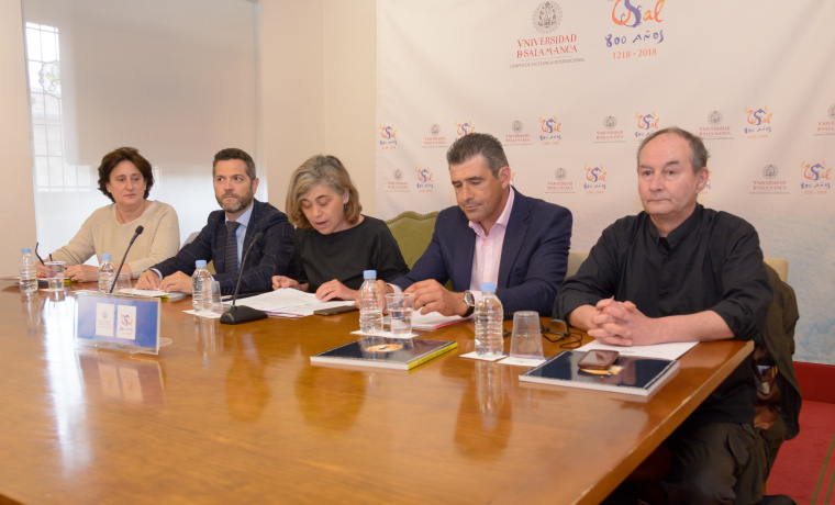 Un momento de la rueda de prensa