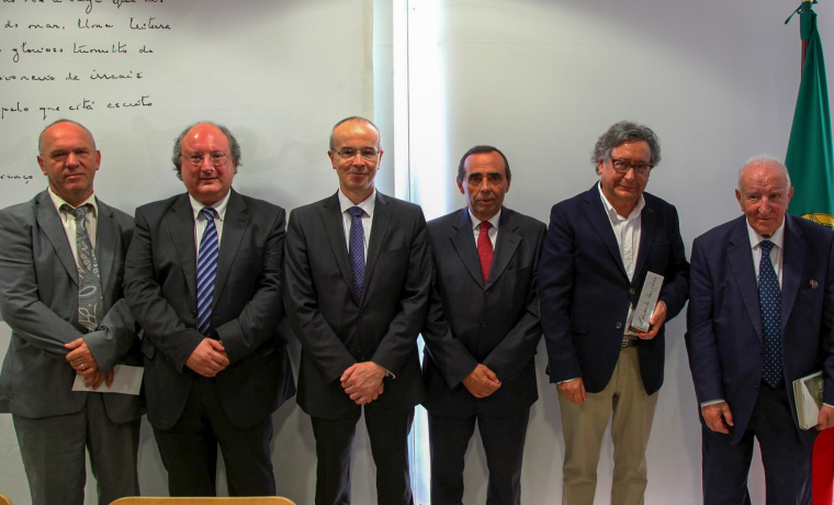 El vicerrector de Promoción y Coordinación, Enrique Cabero (segundo por la izquierda), estuvo presente en la entrega de premios.