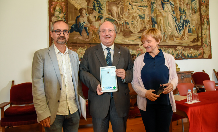 Luis Barrio, Enrique Cabero y Ana Chaguaceda