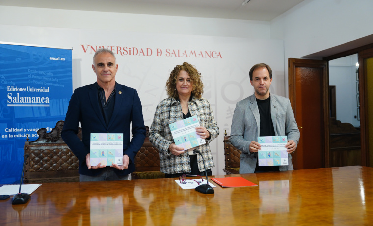 De izquierda a derecha, Jacobo Sanz Hermida, Ana Martín Suárez y Rodrigo Morchón García 