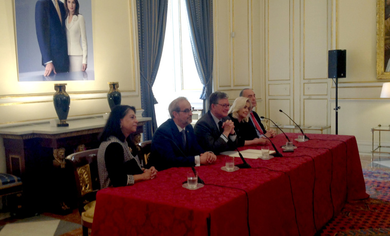 Lectura del fallo del jurado que concede el XXIV Premio Reina Sofía de Poesía Iberoamericana