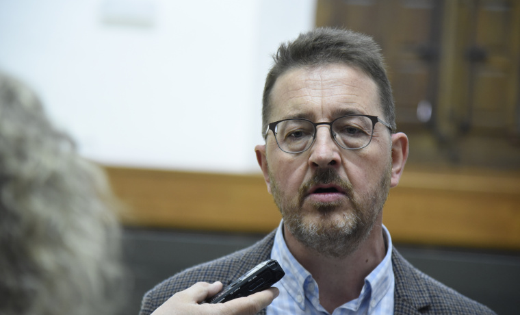 Óscar Lilao, responsable de la exposición.