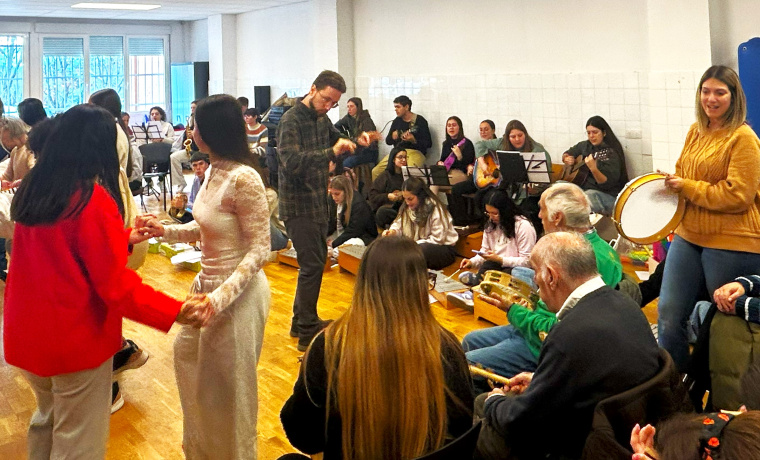 Ensayo de los conciertos inclusivos en Ávila