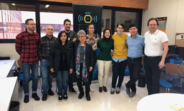 Parte del equipo de investigación del OCA USAL