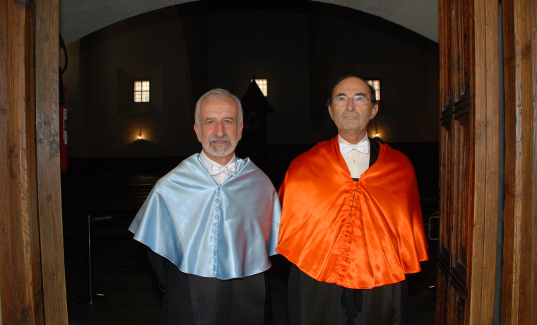 Salvador Gutiérrez Ordóñez y Emilio Lamo de Espinosa