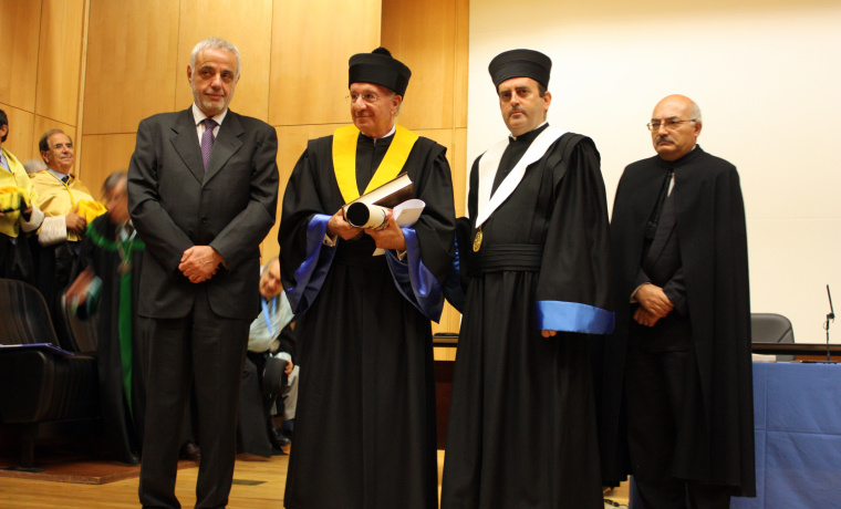 Un momento del acto celebrado en la universidad portuguesa