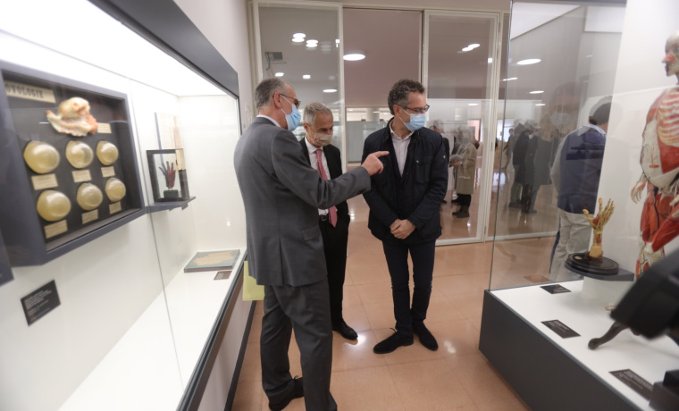 La Facultad de Medicina inaugura una exposición permanente de figuras anatómicas de cera