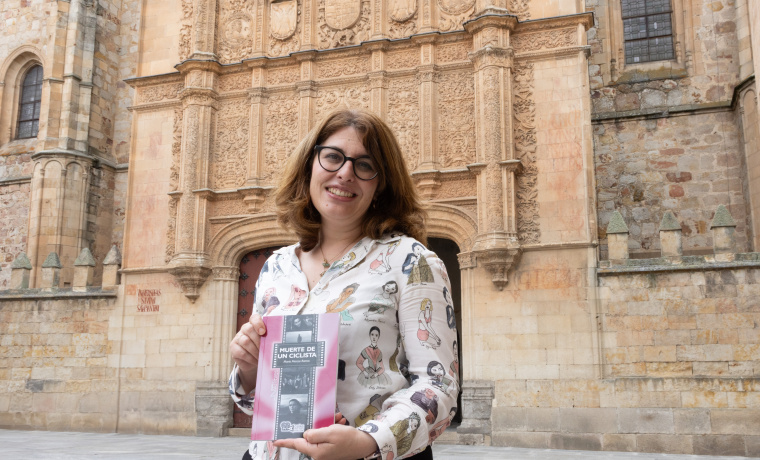 María Marcos, profesora de Comunicación y Creación Audiovisual de la USAL