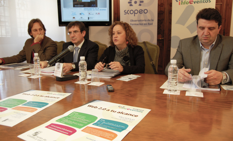 José Ortega Mohedano, Fernando Almaraz, Pastora Vega Cruz y Joaquín Pinto