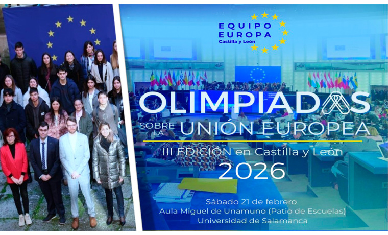 Cartel informativo de las III OLIMPIADAS SOBRE LA UNIÓN EUROPEA 