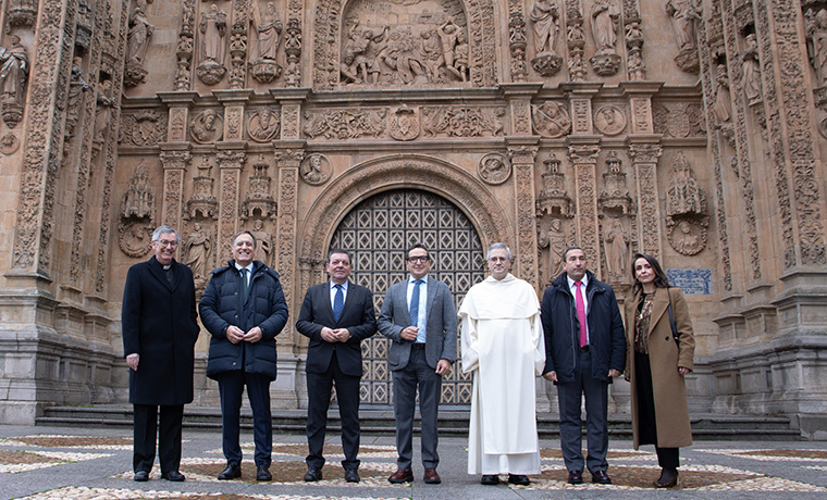 Universidad, Ayuntamiento, Junta, Pontificia y Dominicos firman el protocolo para celebrar el V Centenario de la Escuela