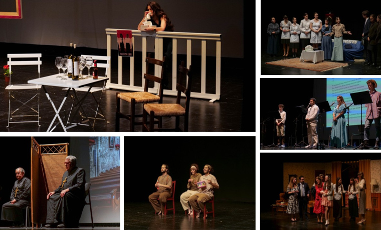 composición de algunos de los grupos de teatro 